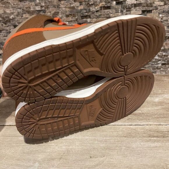 Nike Dunk High Premium Fantastic Four The Thing 312786 281 Orange Brown Size 8 - Picture 5 of 8